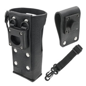 Hard Leather Carry Case Belt Loop for MTP8500 Radio