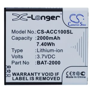 2000 mAh for Acer BAT-2000