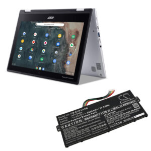 Replacement Battery for Acer AP19A8K, Li-Polymer 3450mAh