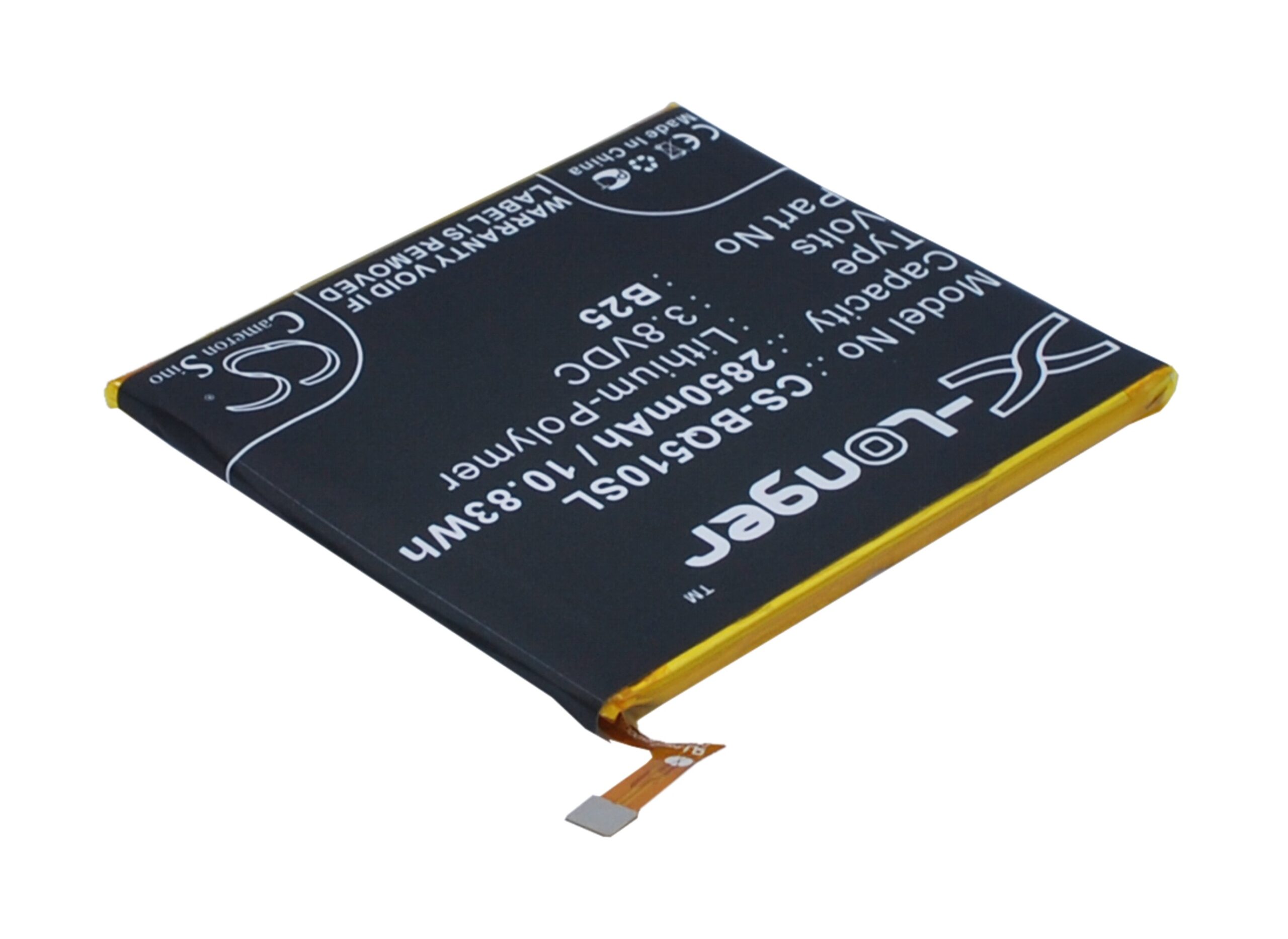 2850 mAh for BQ B25