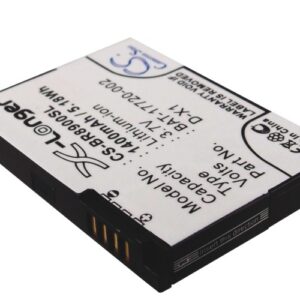 1400 mAh for BlackBerry BAT-17720-002,D-X1
