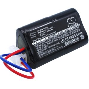 3000 mAh for Braun 110010,120010,34506349,BATT/110010,BRA142
