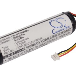 2600 mAh for Blaupunkt 7612201334,ICR186501S1PSPMX,SDI1865L2401S1PMXZ