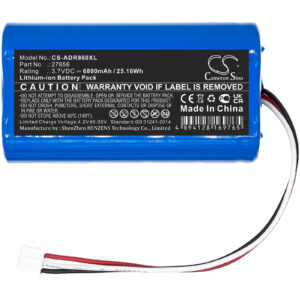 6800 mAh for Albrecht 27856