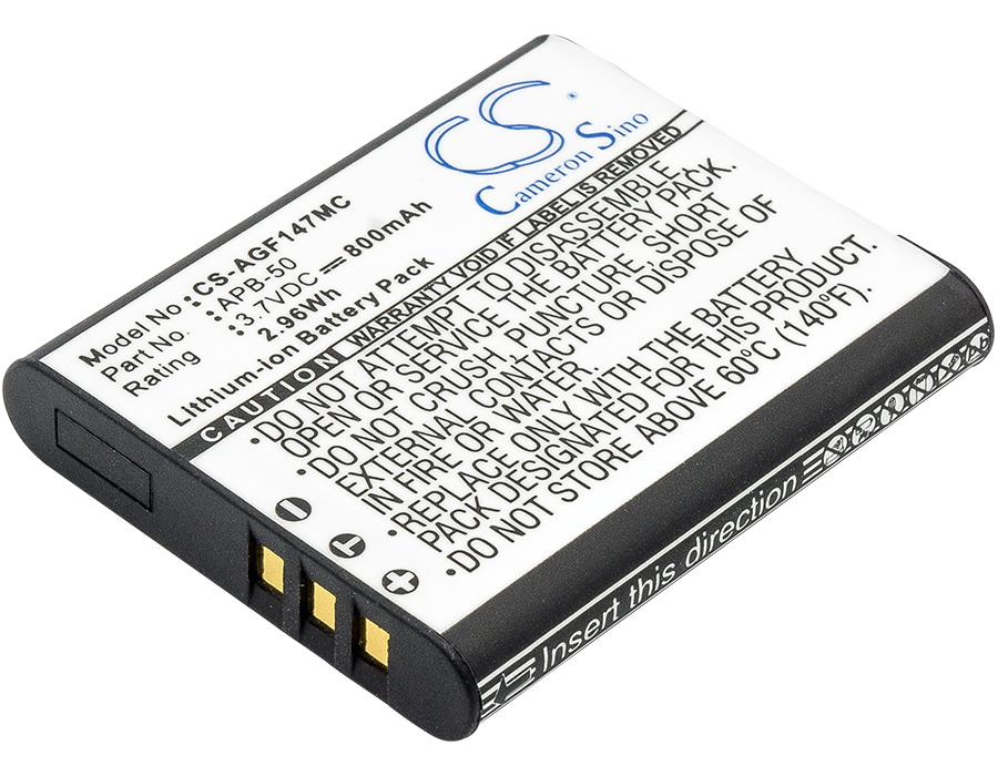 800 mAh for Agfa APB-50,APB-50(ICP7/35/41)