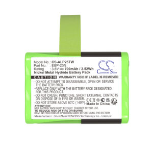 700 mAh for Alinco EBP-25N