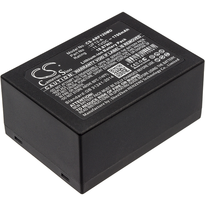 1700 mAh for Ahram Biosystems P2010,UF12-A
