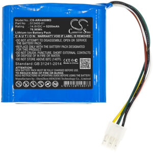 5200 mAh for Arjo 513400-01