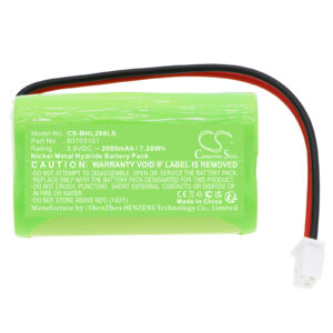 2000 mAh for Brennstuhl 90703101