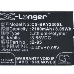 2100 mAh for BBK B-85,BK-B-85