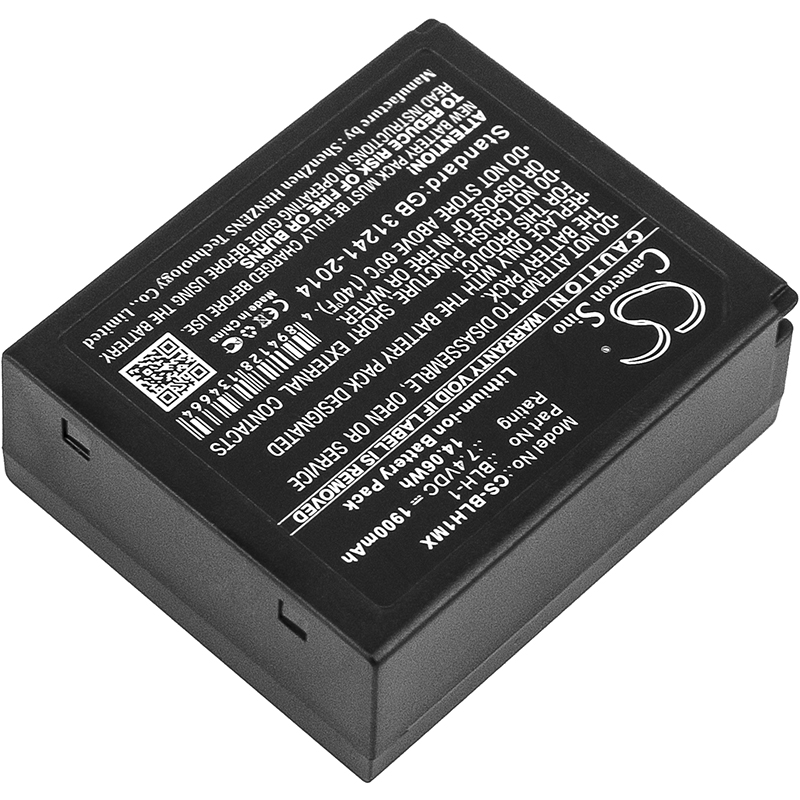 1900 mAh for Olympus BLH-1
