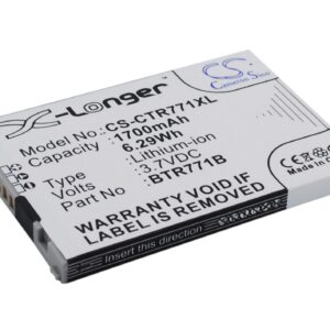 1700 mAh for Casio BTR771B