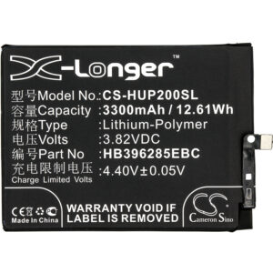 3300 mAh for Huawei HB396285EBC,HB396285ECW