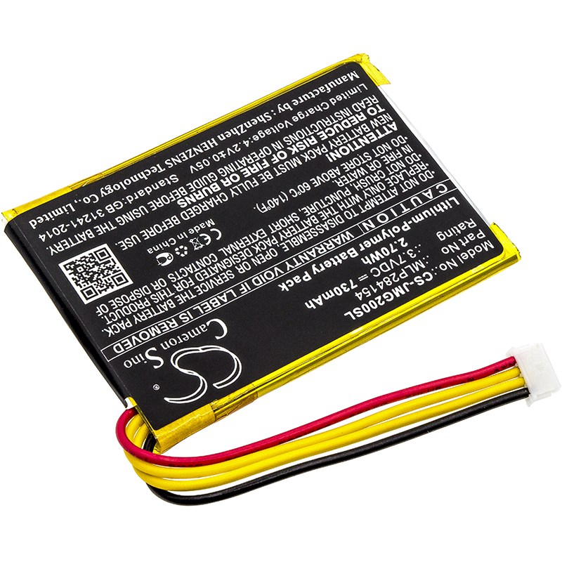 730 mAh for JBL GO2/MLP284154,MLP284154
