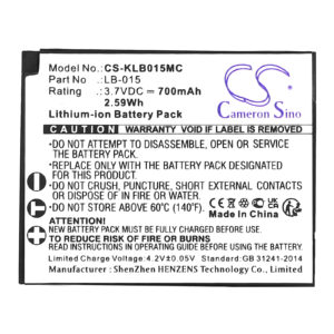 700 mAh for Kodak LB-015