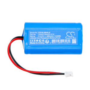 Replacement Battery for KanLux TM-AKU.LK005, AK.LK64TD05HC06, LK64TD05HC06, LiFePO4 600mAh 6.4V