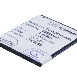 2000 mAh for KAZAM TR4L50,TR4L50-CBCMB10001885