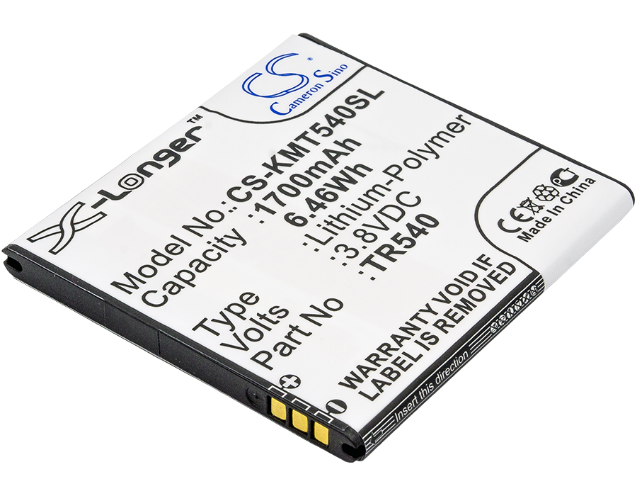 1700 mAh for KAZAM TR540,TR540-HSHCJ0002088