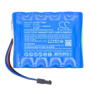 Replacement Battery for KCI VAC ATS Wound Vacuum, ATS Therapy, Vacuum ATS Therapy, M3252795A, NiMH 3600mAh 12V