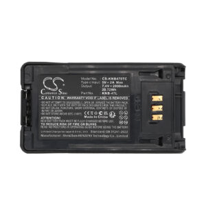 Replacement Battery for Kenwood KNB-47L, KNB-48L, NX-200,NX-300,TK-32320, Lithium-ion 2800mAh 7.4V Support Type-C Port Charger
