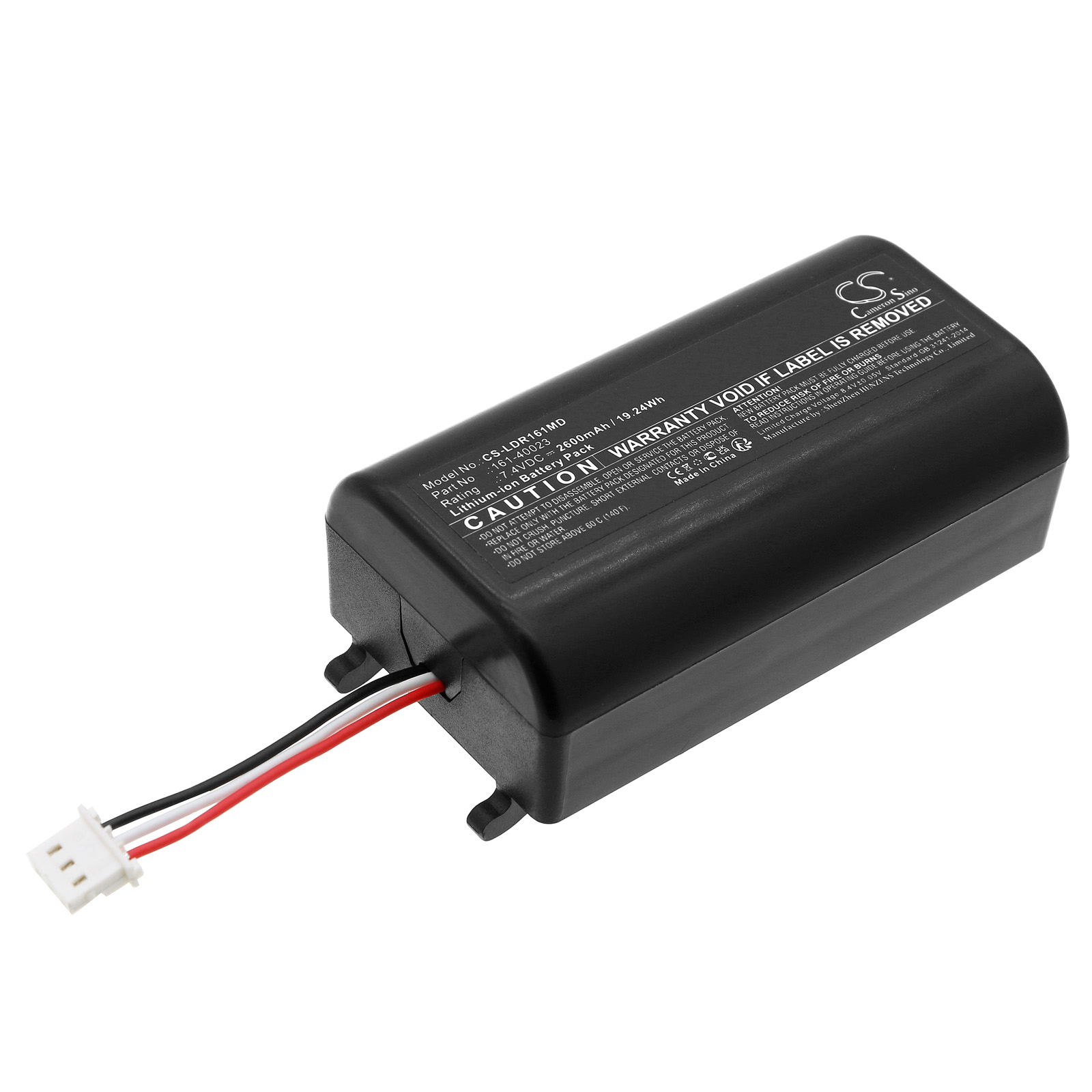 2600 mAh for Laerdal 161-40023