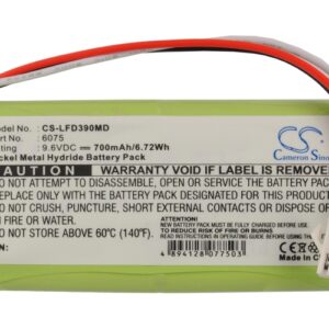 700 mAh for Doppler 6HR-4UC