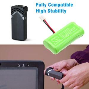 750mAh Replacement Battery for Lightspeed NH2.4V Flexmike, Flexcat Handheld Remote Control