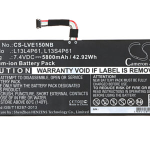 5800 mAh for Lenovo 2ICP3/86/94-2,L13L4P61,L13M4P61,L13S4P61