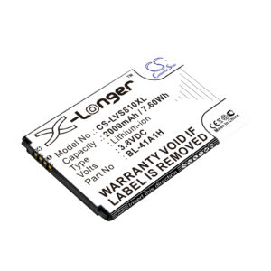2000 mAh for LG BL-41A1H,EAC62638301
