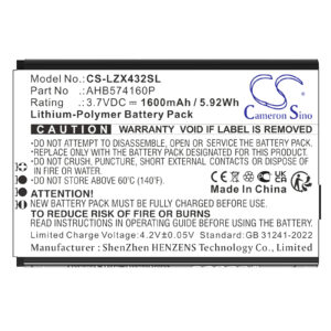 Replacement Battery for Launch X431, X431 Diagun, Li-Polymer 1600mAh