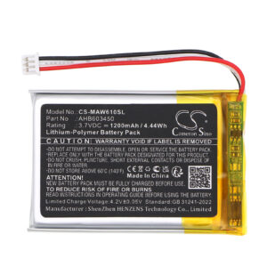 Replacement Battery for Omen MAW610M Mouse, Li-Polymer 1200mAh