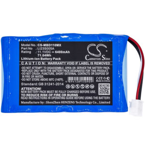 6400 mAh for Mindray LI23S005A