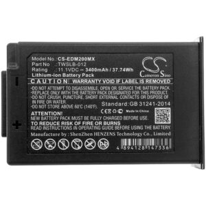 3400 mAh for Edan 21.21.064213-11,TWSLB-012