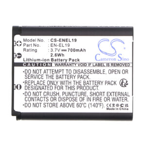 700 mAh for NiKon EN-EL19