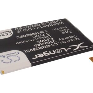 2300 mAh for Sony Ericsson 1266-340.1,LIS1509ERPC