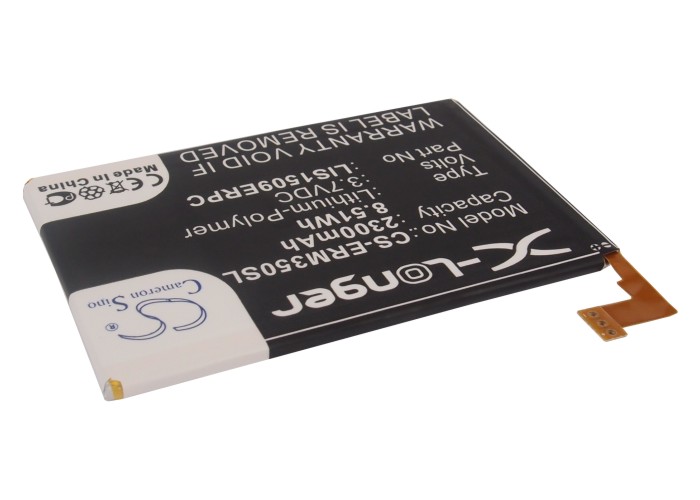 2300 mAh for Sony Ericsson 1266-340.1,LIS1509ERPC