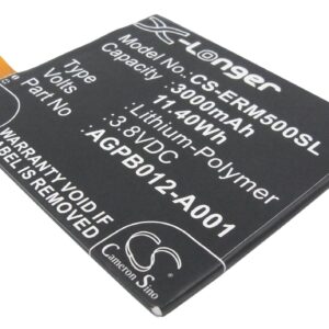 3000 mAh for Sony AGPB012-A001,LIS1554ERPC