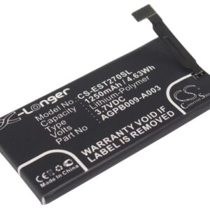 1250 mAh for Sony 1255-9147.1,AGPB009-A003