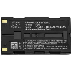 2600 mAh for Fuji FSC