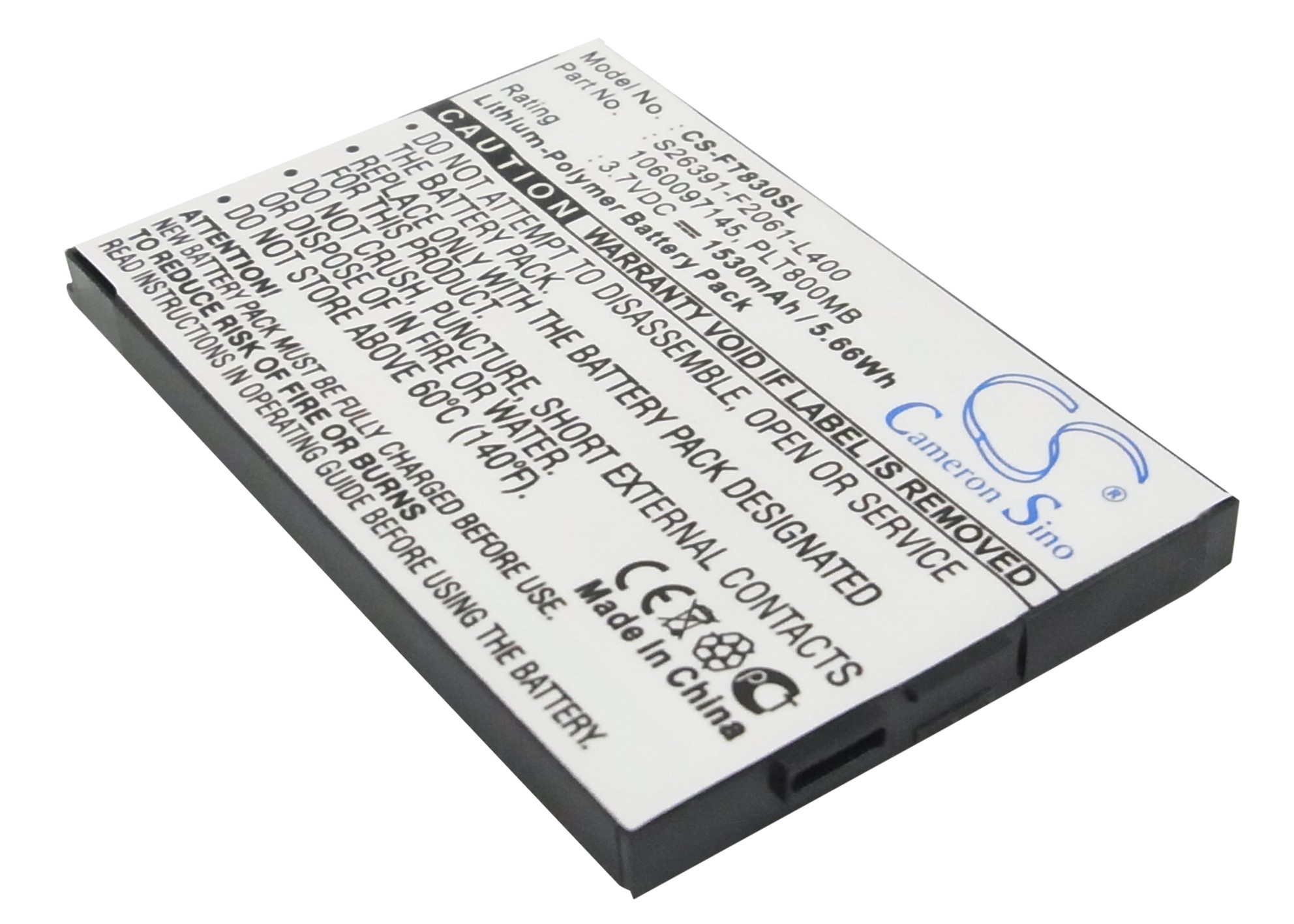 1530 mAh for Fujitsu 1060097145,761UPA2371W,PLT800MB,S26391-F2061-L400,SYMSA63408017