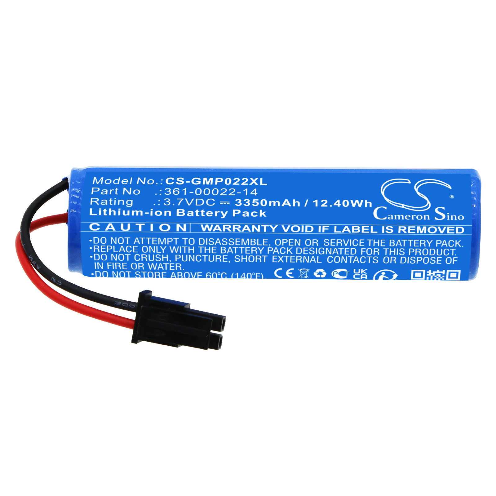 3350 mAh for Garmin 361-00022-14