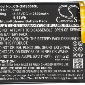 2500 mAh for Gigaset GI01