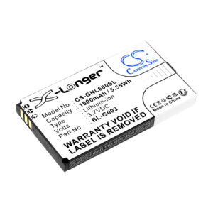 1500 mAh for GIONEE BL-G003,BL-L600,BL-L601