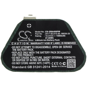1500 mAh for Gardena 08839-20,2417-00.610.00