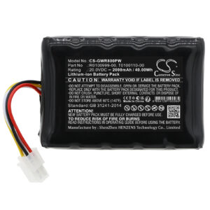 2000 mAh for Cramer R0100999-00,T0100110-00