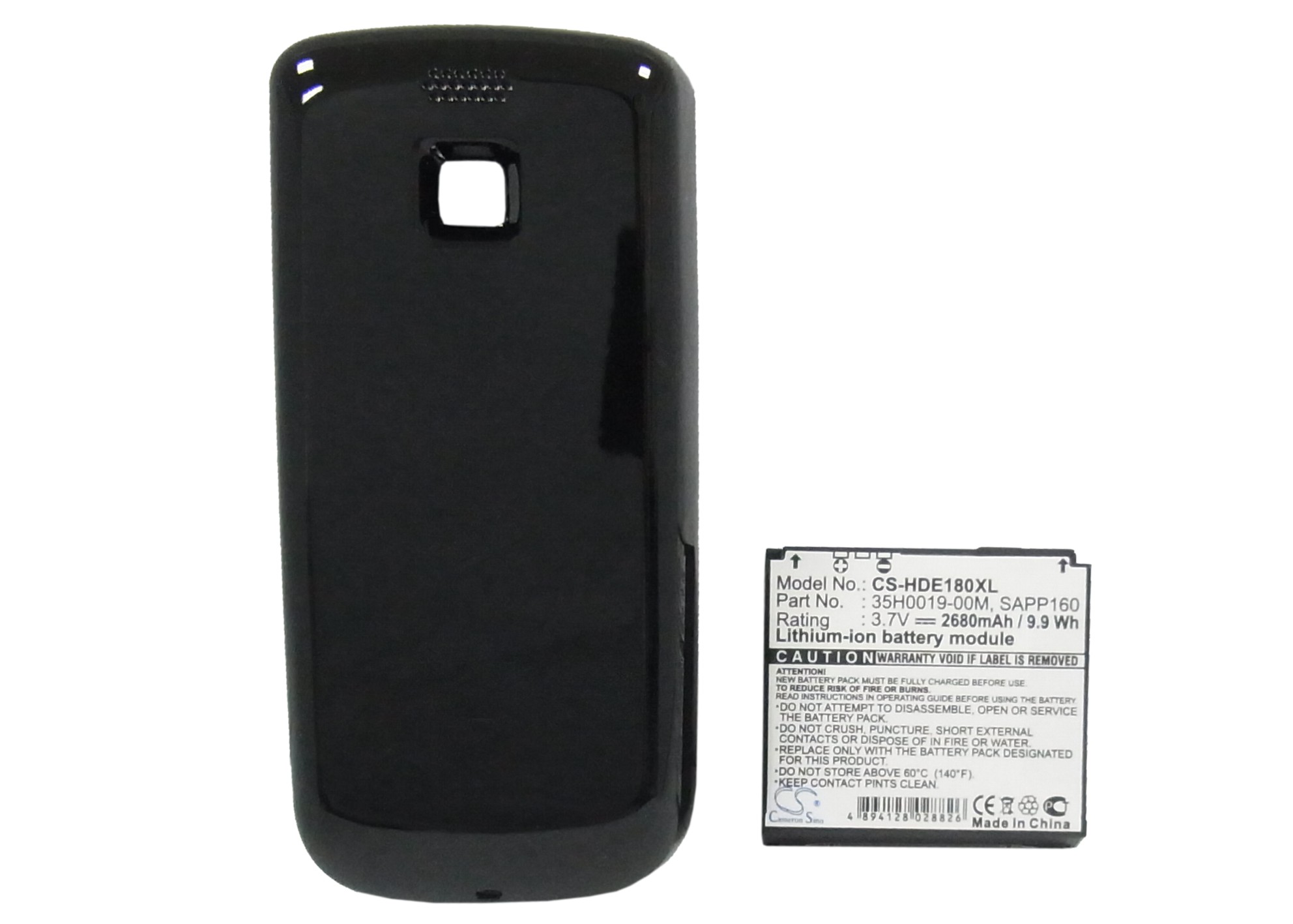 2680 mAh for HTC 35H00119-00M,BA S350,SAPP160