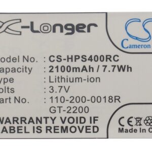 2100 mAh for Clear 110-200-0018R,GT-2200