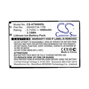 1000 mAh for HTC 35H00134-17M