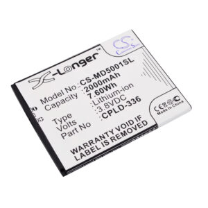 2000 mAh for Medion CPLD-336