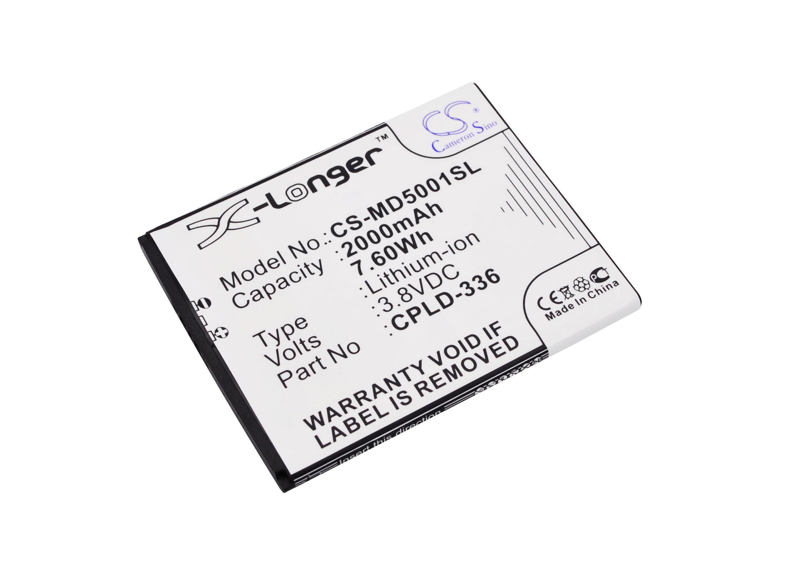 2000 mAh for Medion CPLD-336